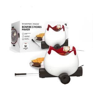 Sharper Image Flameless Marshmallow Electric S’more’s Smores Maker NEW